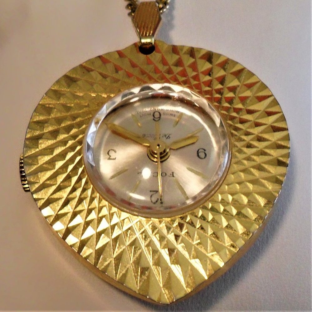 Focal De Luxe Swiss Made Hand Wind Pendant Watch